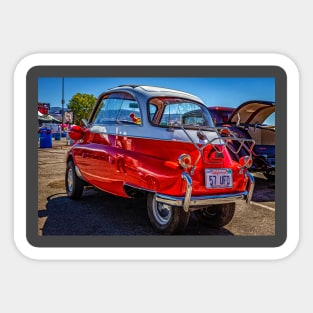 1957 BMW Isetta 300 Bubble Car Sticker